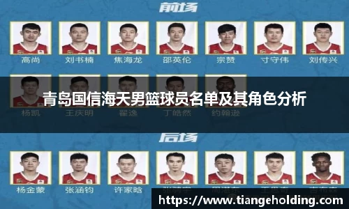 青岛国信海天男篮球员名单及其角色分析